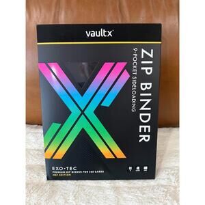 Vault X 9-Pocket Exo-Tec Zip Binder | ME1 1st Edition | Mega Evolutions IN HAND